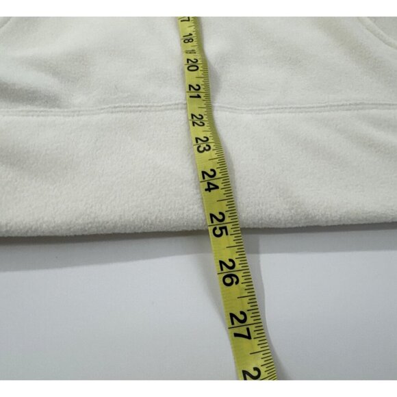 Columbia Fleece Vest Womens Medium Ivory Full Zip Give and Go Layer FCA Logo NEW - Picture 11 of 13